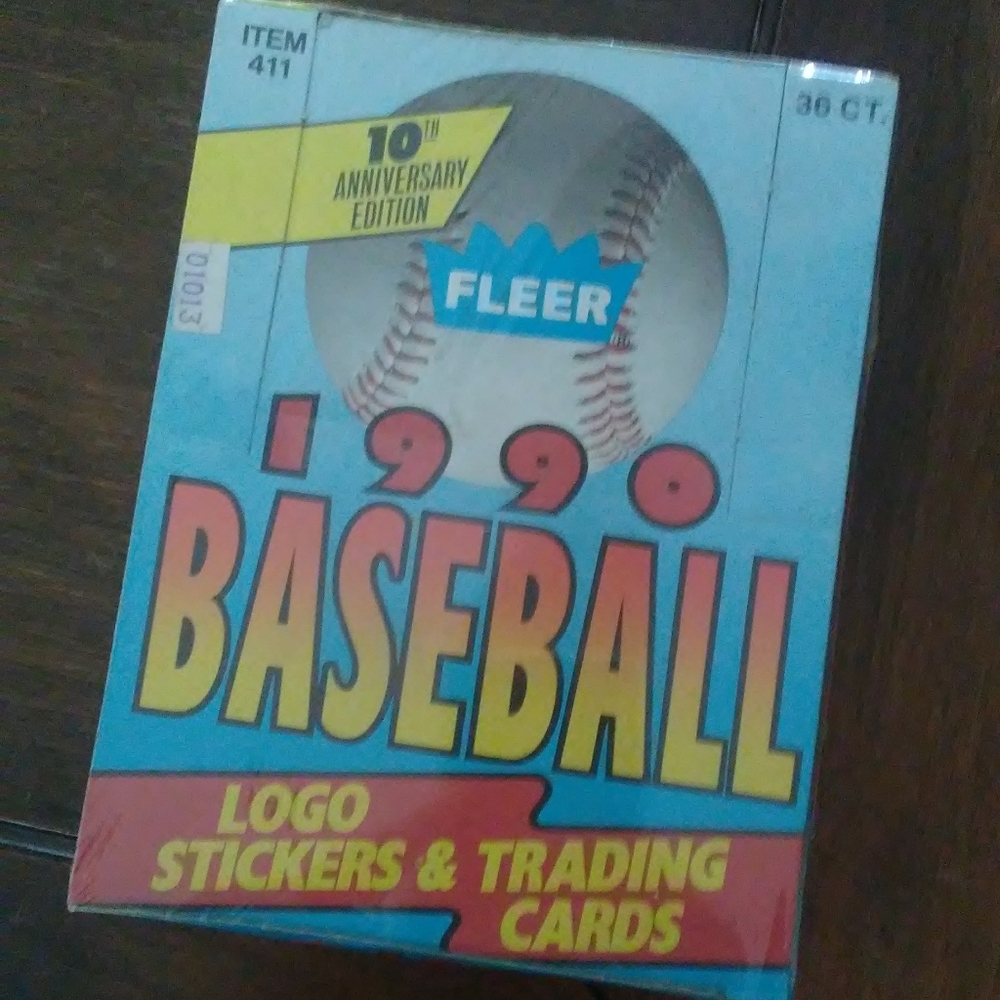 1990 Fleer Baseball Cards Box